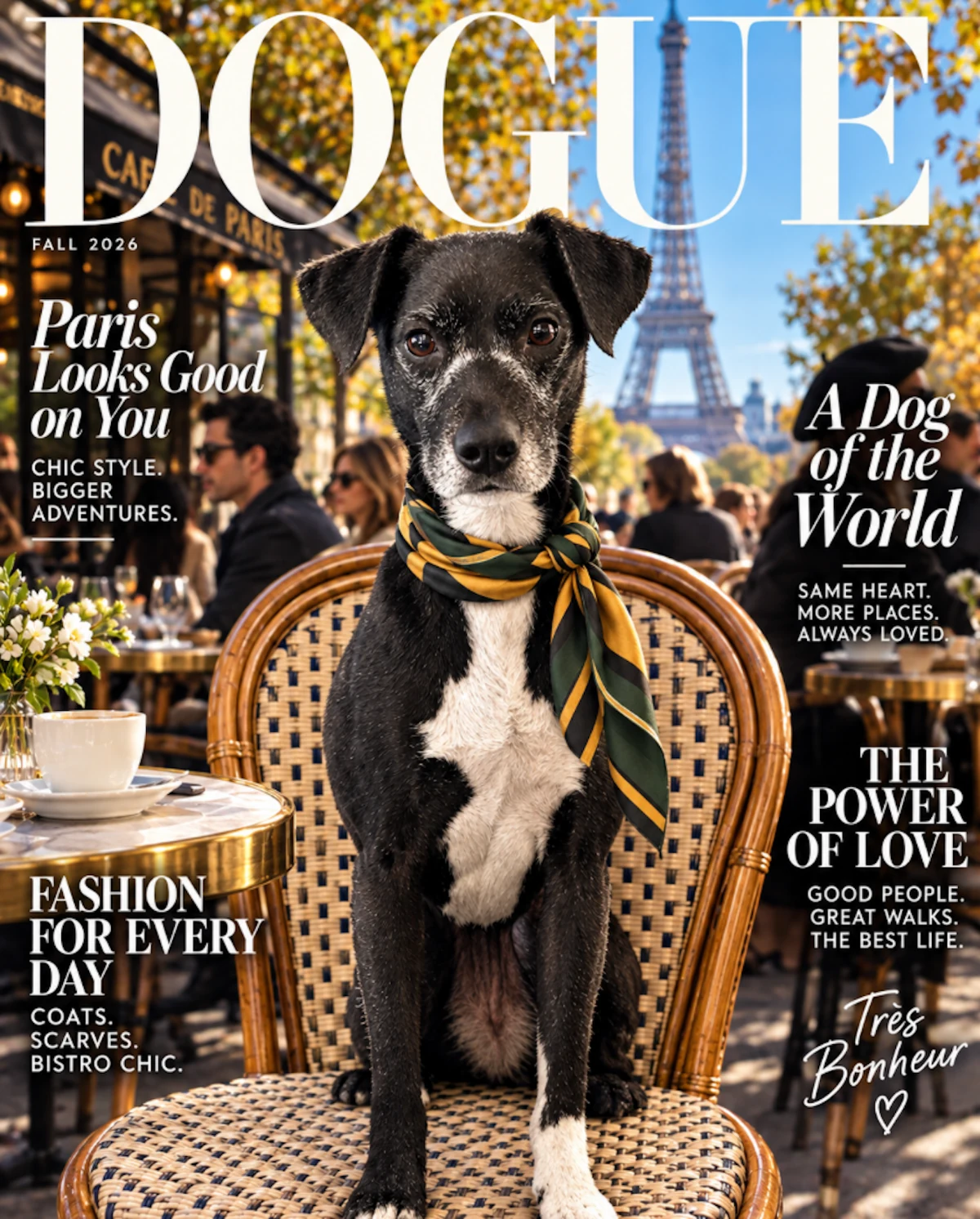 A dog of the world in Paris — DOGUE