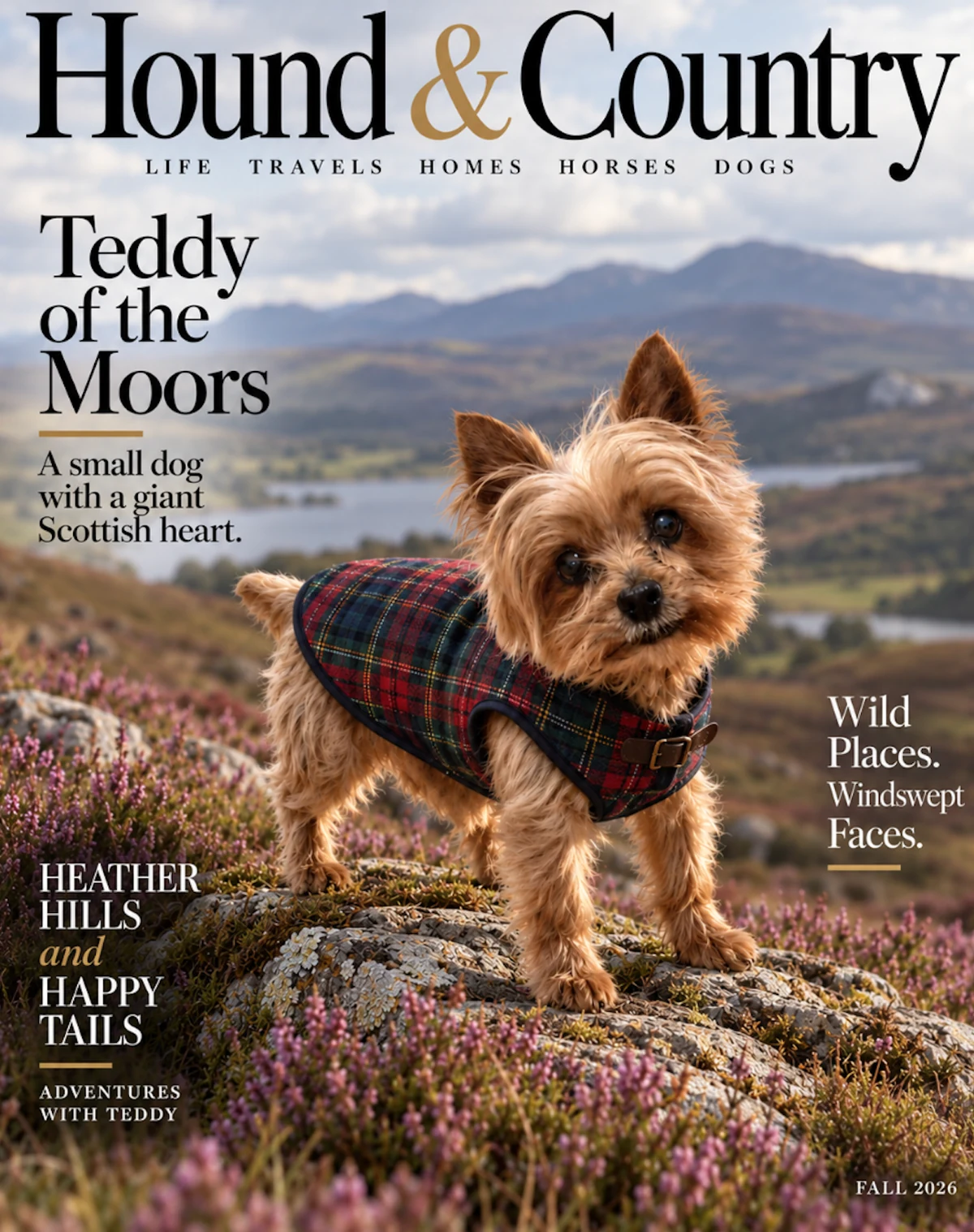 Teddy on the Scottish moors — Hound & Country